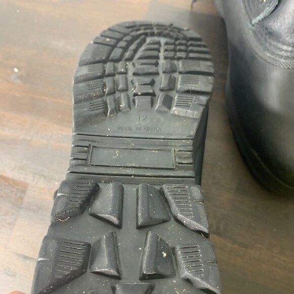 Greatland Mens Sz 12 Black Waterproof Thermolite Snow Boots - Vintage - Picture 11 of 12